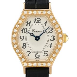 LONGINES - ロンジン ラヴィソント ダイヤベゼル L5.184.9 クォーツ レディース 【中古】