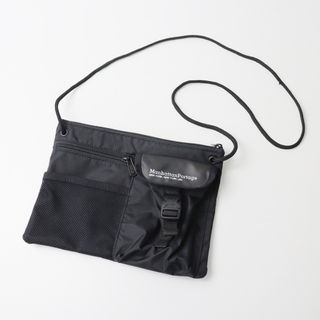 マンハッタンポーテージ(Manhattan Portage)の極美品 マンハッタンポーテージ Manhattan Portage Zipper Pouch 2 EXPLOR/ブラック サコッシュ ショルダーバッグ【2400013762557】(ショルダーバッグ)