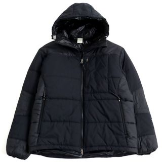 N.HOOLYWOOD - 美品 N.HOOLYWOOD エヌハリウッド 972-BLO3 PERTEX MICROLIGHT/パーテックスマイクロライト PRIMALOFT/プリマロフト CORDURA/コーデュラ 切替デザイン ダスパーカー/中綿ジャケット ダウンジャケット ブラック 36 正規品