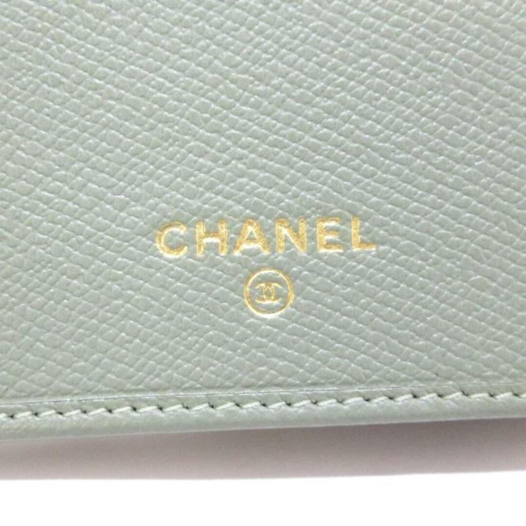 CHANEL(シャネル)のCHANEL(シャネル) 長財布美品  ココボタン ミントグリーン レザー レディースのファッション小物(財布)の商品写真