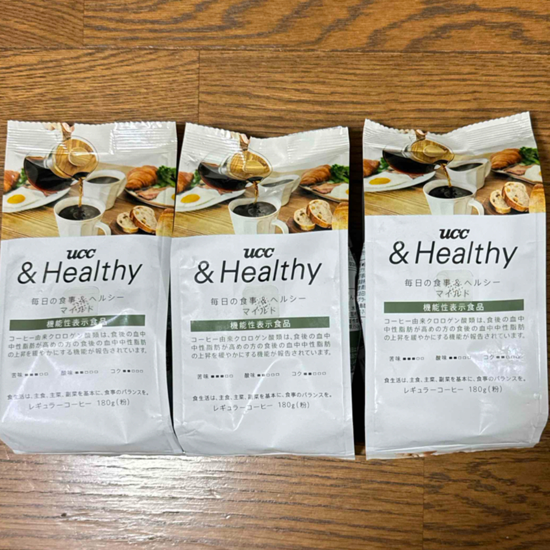 UCC(ユーシーシー)のUCC ＆Healthy マイルド SAP(180g)×3袋　中性脂肪　コーヒー コスメ/美容のダイエット(ダイエット食品)の商品写真