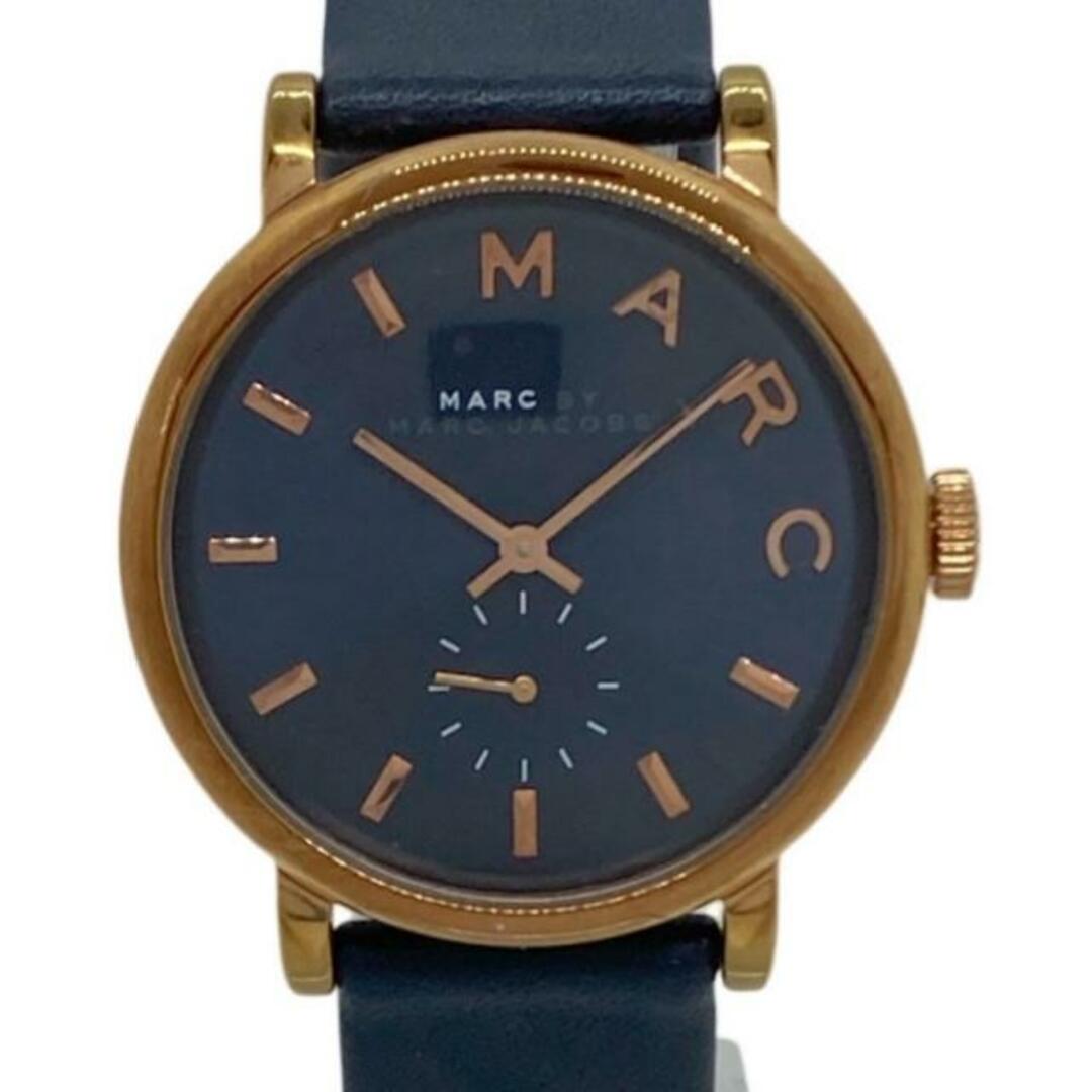 MARC BY MARC JACOBS(マークバイマークジェイコブス)のMARC BY MARC JACOBS(マークジェイコブス) 腕時計 - MBM1329 レディース ダークネイビー レディースのファッション小物(腕時計)の商品写真