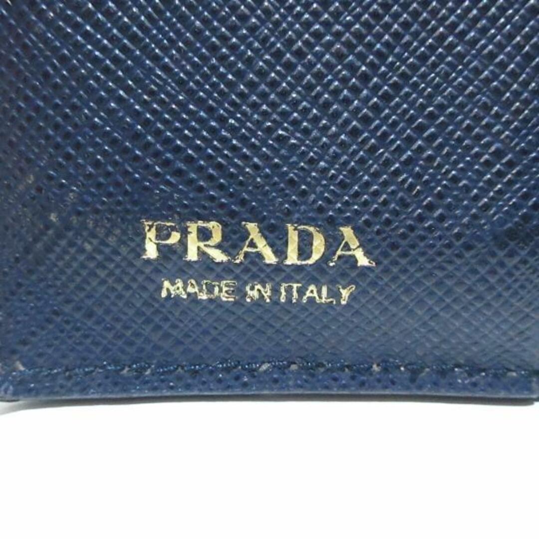 PRADA(プラダ)のPRADA(プラダ) 2つ折り財布 - 1MV204 黒×白×マルチ サフィアーノレザー レディースのファッション小物(財布)の商品写真