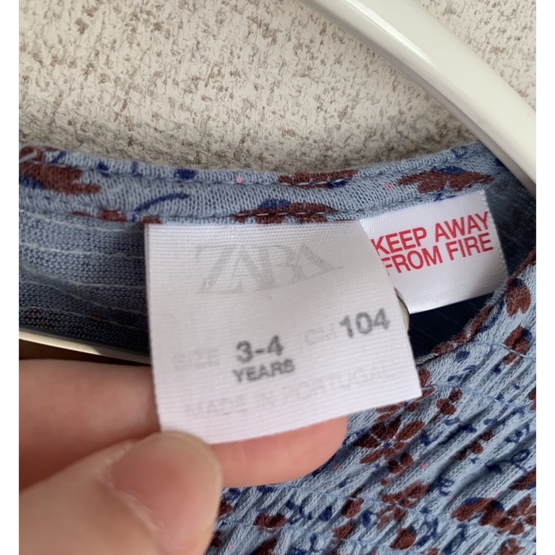 ZARA(ザラ)の美品　ワンピース　ZARA キッズ/ベビー/マタニティのキッズ服女の子用(90cm~)(ワンピース)の商品写真