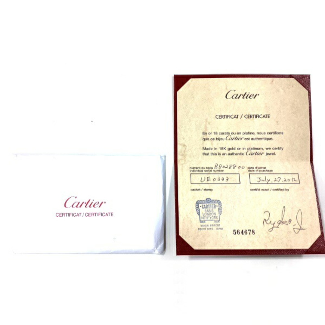 Cartier(カルティエ)の新品同様【カルティエ】ミニラブピアス/750YG/K18YG/ジュエリー/cartier/ジュエリー/アクセサリー【中古】 レディースのアクセサリー(ピアス)の商品写真