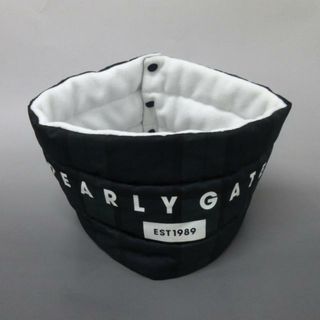 PEARLY GATES - PEARLY GATES(パーリーゲイツ) 小物美品  - ダークグリーン×ダークネイビー×白 ネックウォーマー/チェック柄 ポリエステル