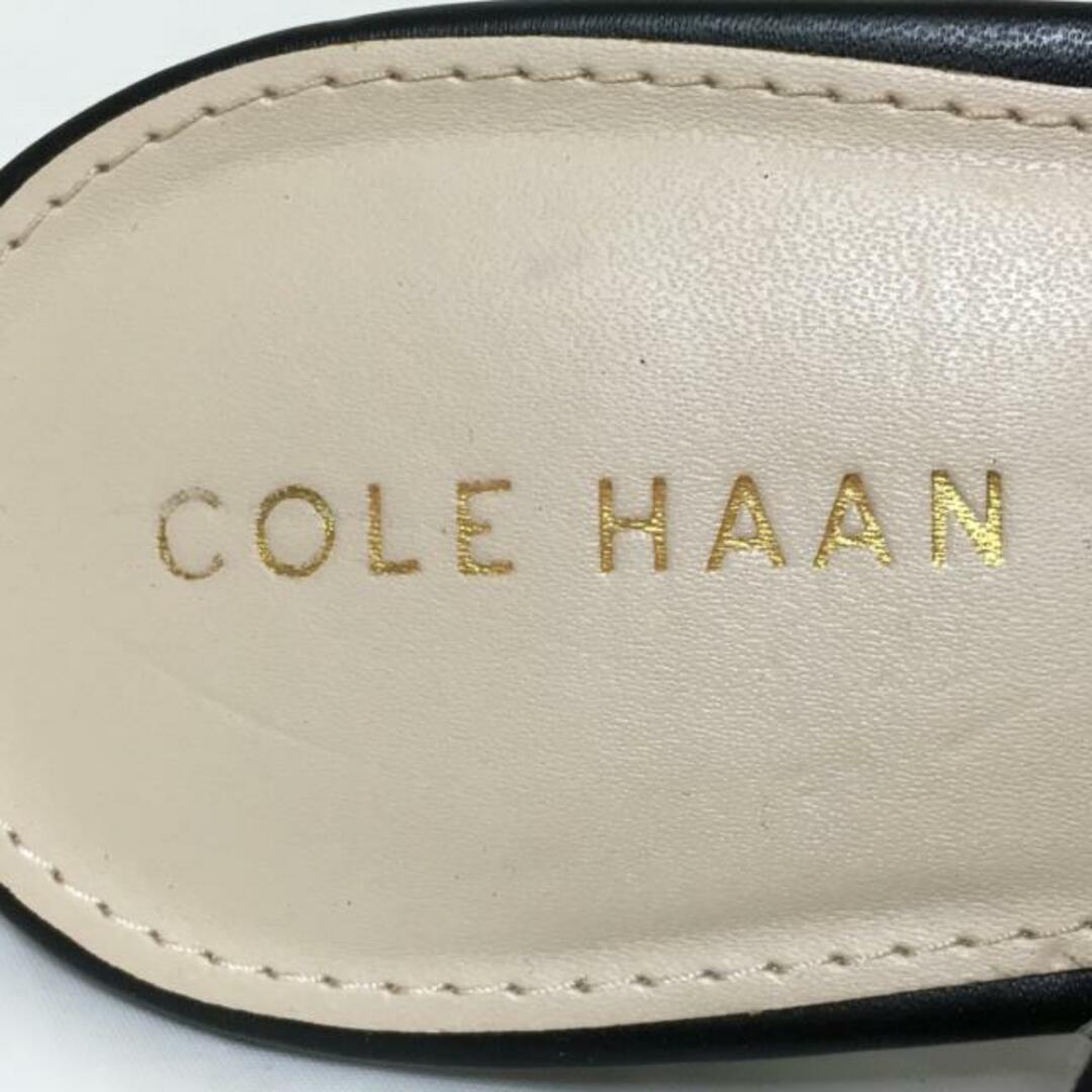 Cole Haan(コールハーン)のCOLE HAAN(コールハーン) サンダル 7 レディース - 黒 レザー レディースの靴/シューズ(サンダル)の商品写真