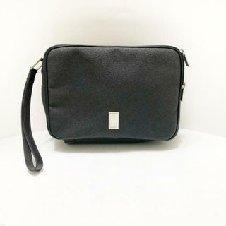 ダンヒル(Dunhill)のdunhill/ALFREDDUNHILL(ダンヒル) セカンドバッグ - 黒 PVC(塩化ビニール)×レザー(セカンドバッグ/クラッチバッグ)