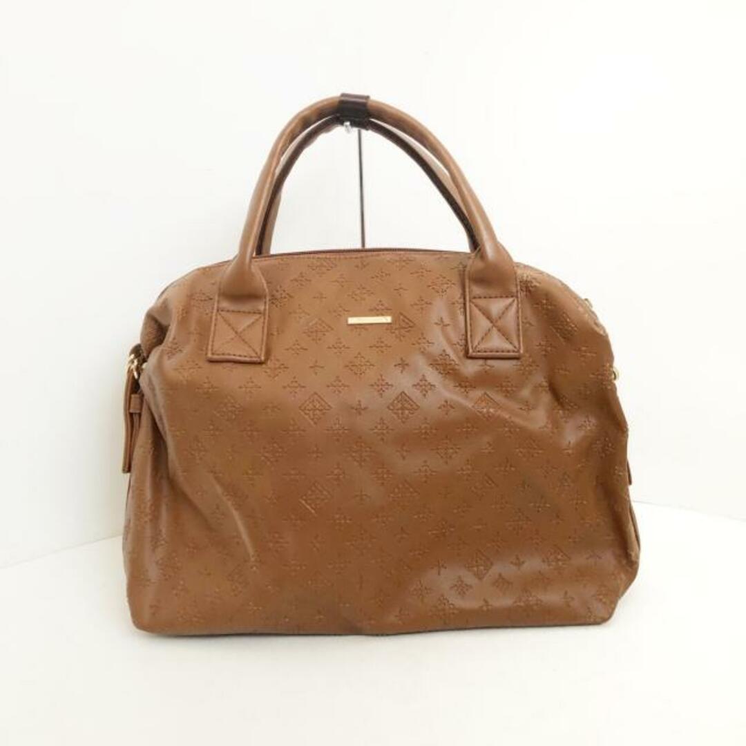 Daily russet(デイリーラシット) ハンドバッグ - ブラウン 型押し加工 合皮 レディースのバッグ(ハンドバッグ)の商品写真