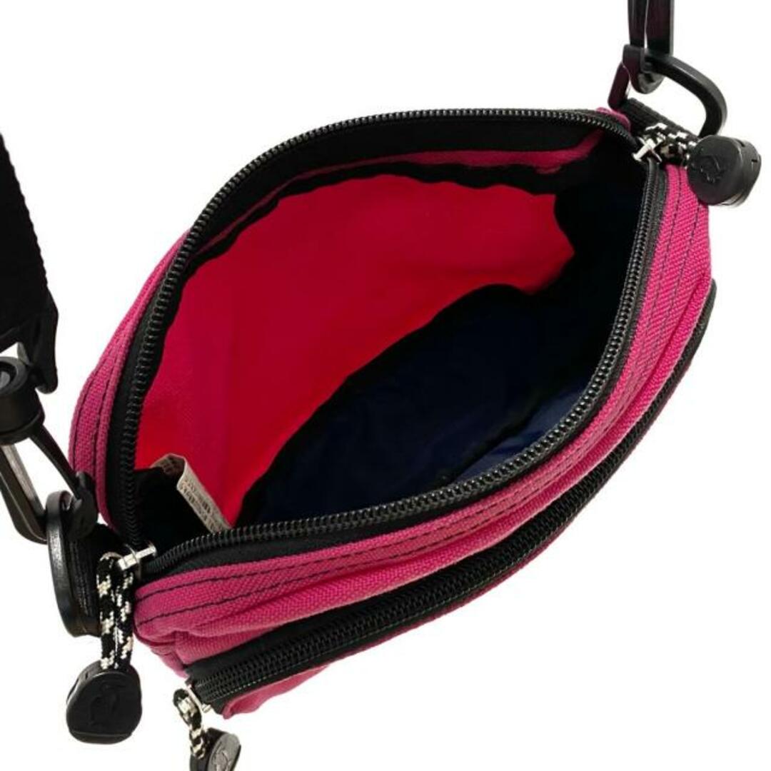 CHUMS(チャムス)のCHUMS(チャムス) ショルダーバッグ - ピンク×黒 ストラップ着脱可/斜めがけ ナイロン レディースのバッグ(ショルダーバッグ)の商品写真