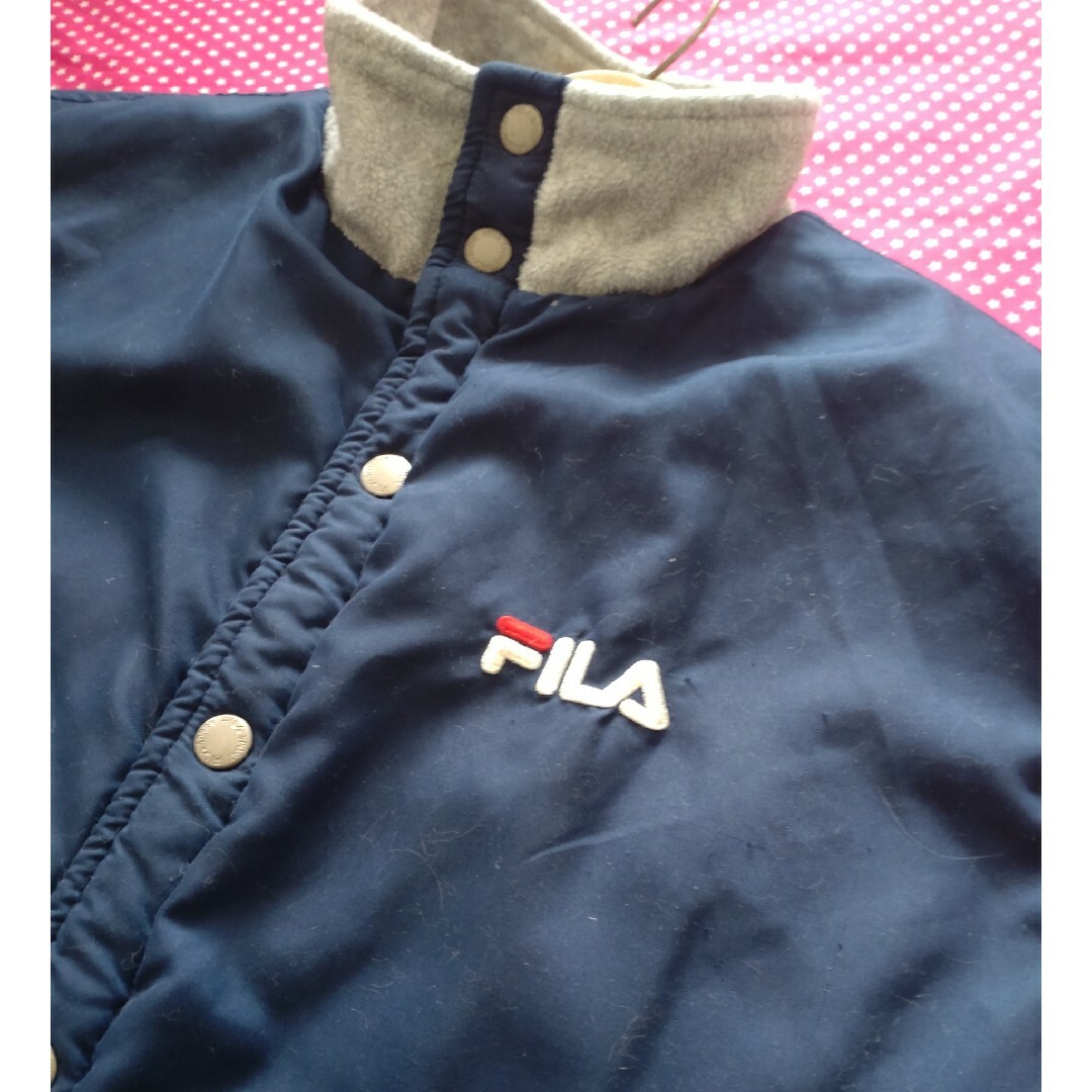 FILA リバーシブル ベスト珍品＜税送料1800円込み＞フィラ古着 タウン ベ メンズのトップス(ベスト)の商品写真