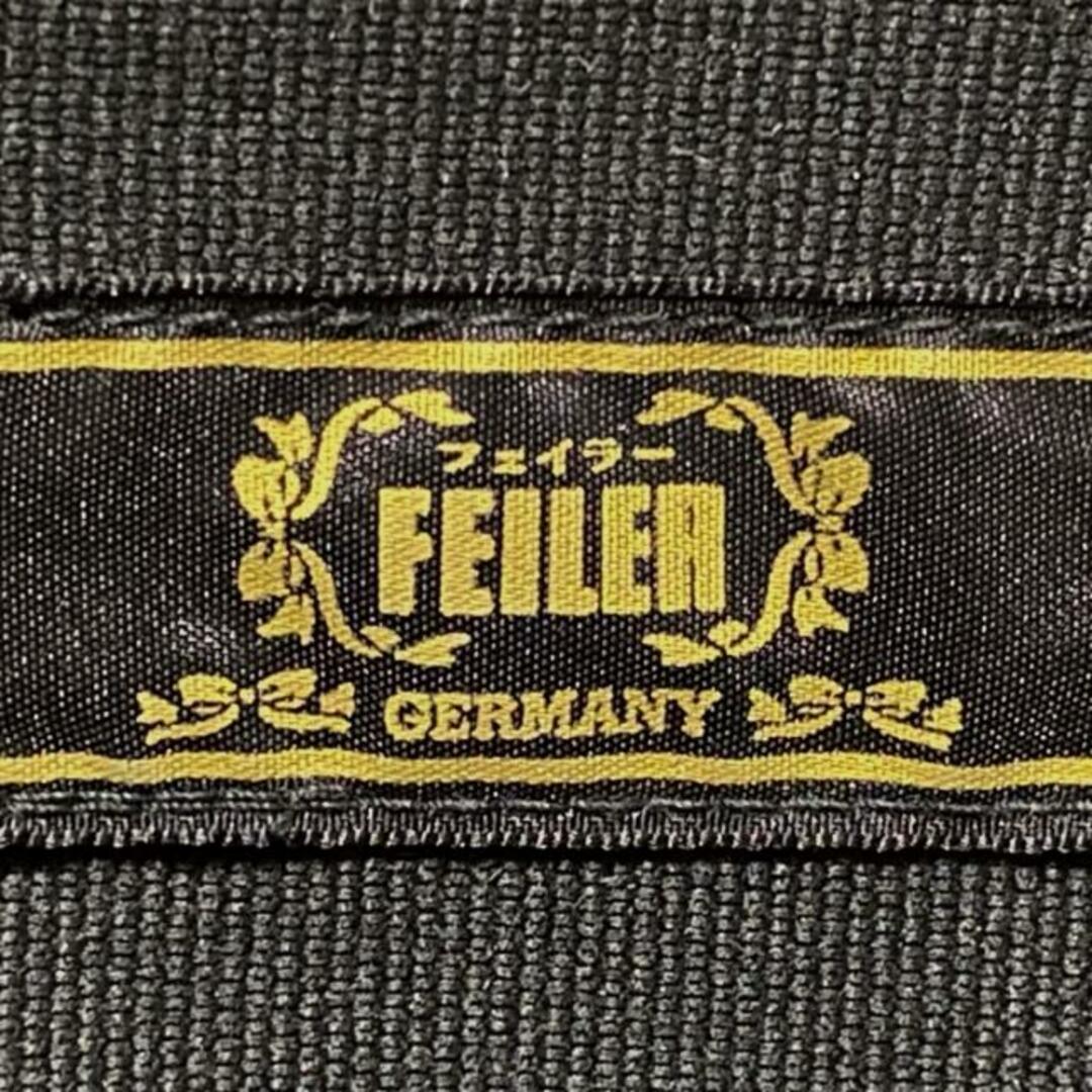 FEILER(フェイラー)のFEILER(フェイラー) ボストンバッグ - 黒×オレンジ×マルチ 花柄/本体ロックなし コーティングキャンバス レディースのバッグ(ボストンバッグ)の商品写真