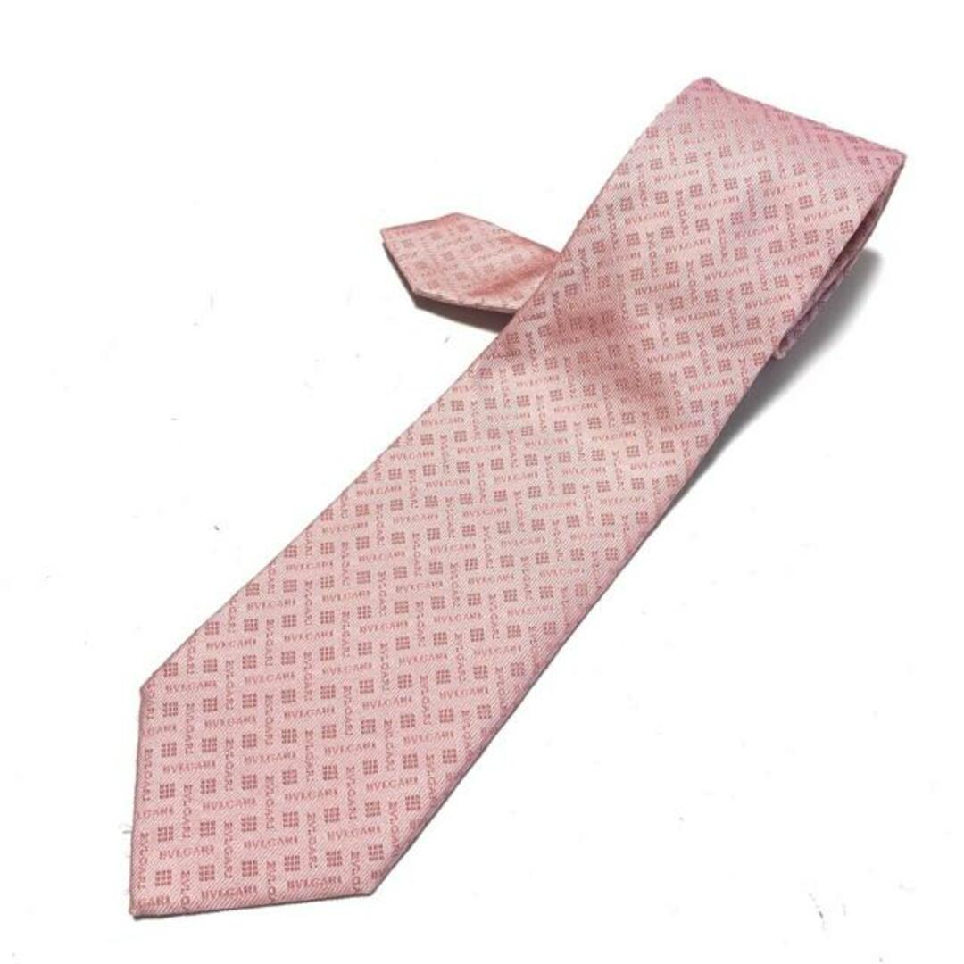 BVLGARI(ブルガリ)のBVLGARI(ブルガリ) ネクタイ メンズ - ピンク メンズのファッション小物(ネクタイ)の商品写真