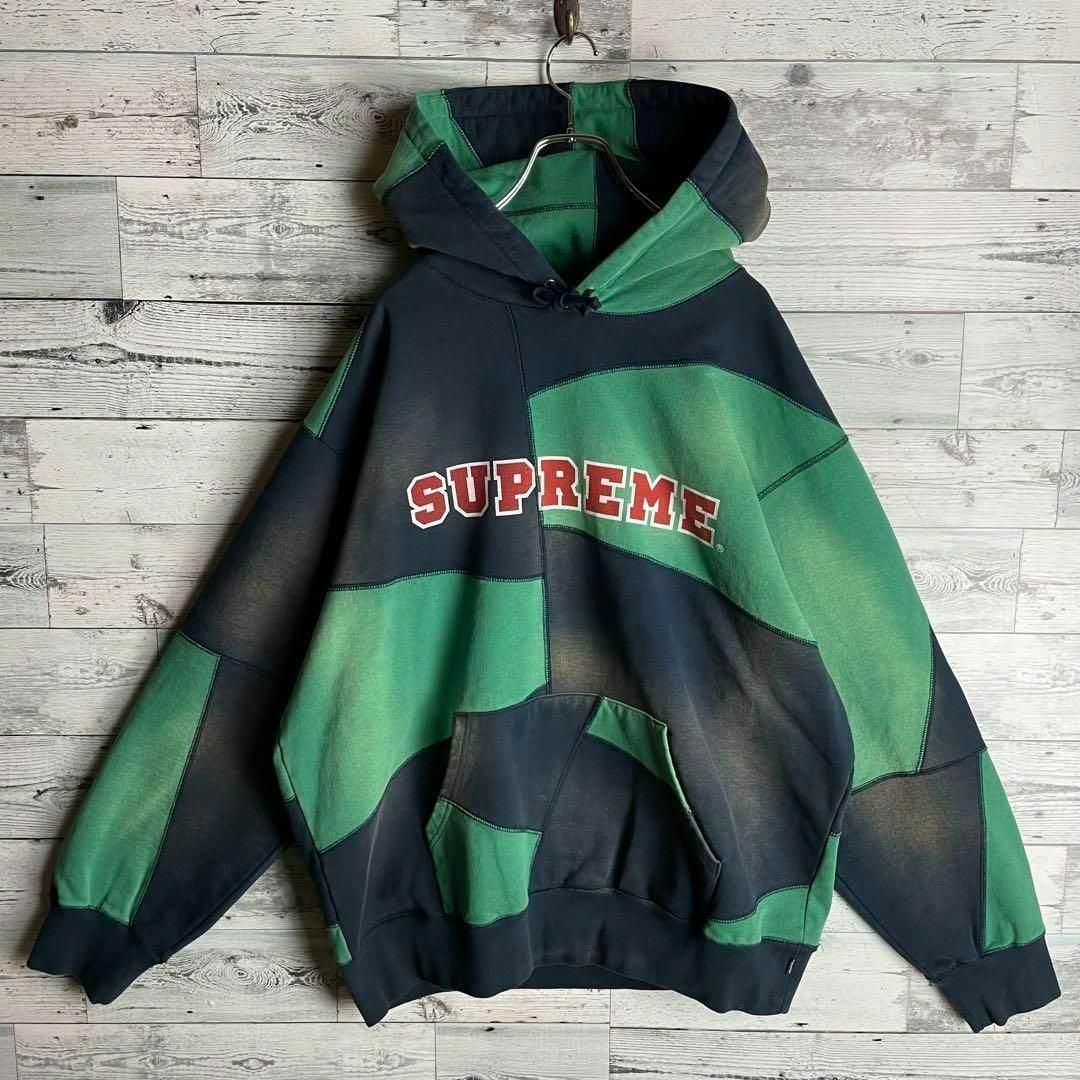 Supreme(シュプリーム)の【希少XLサイズ】シュプリーム☆ ヴィンテージ加工 パッチワーク パーカー その他のその他(その他)の商品写真