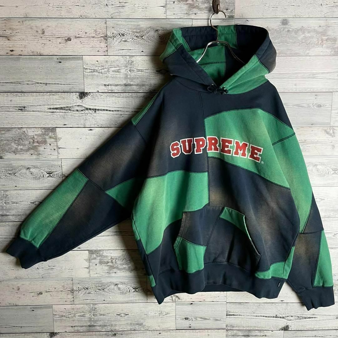 Supreme(シュプリーム)の【希少XLサイズ】シュプリーム☆ ヴィンテージ加工 パッチワーク パーカー その他のその他(その他)の商品写真