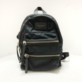 マークジェイコブス(MARC JACOBS)のMARC JACOBS(マークジェイコブス) リュックサック バイカーバックパック 黒 ナイロン×レザー(リュック/バックパック)