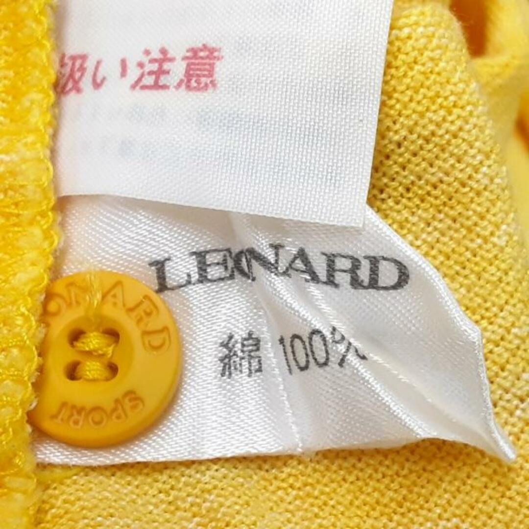 LEONARD SPORT(レオナールスポーツ) 半袖ポロシャツ サイズL レディース美品  - イエロー×レッド×マルチ レディースのトップス(ポロシャツ)の商品写真