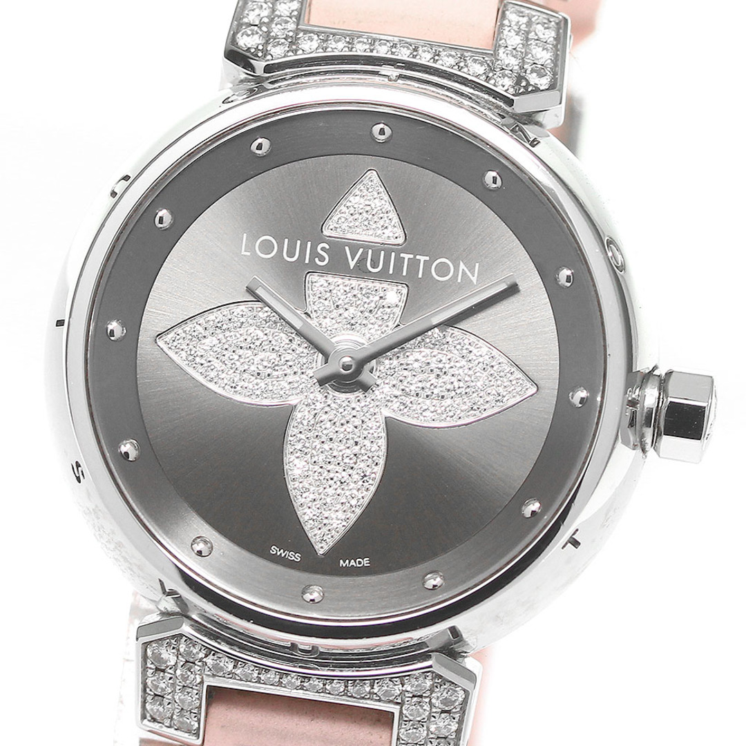 LOUIS VUITTON(ルイヴィトン)のルイ・ヴィトン LOUIS VUITTON Q121F タンブール フォーエバー ダイヤモンド クォーツ レディース _803752 レディースのファッション小物(腕時計)の商品写真