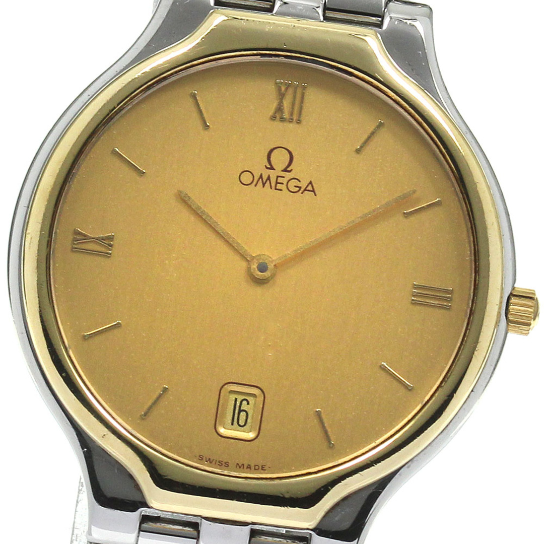 OMEGA(オメガ)のオメガ OMEGA デビル YGベゼル デイト クォーツ メンズ _802276 メンズの時計(腕時計(アナログ))の商品写真
