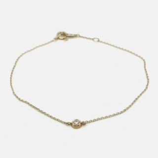 スタージュエリー(STAR JEWELRY)のSTAR JEWELRY(スタージュエリー) ブレスレット美品  - K10YG×ダイヤモンド 1Pダイヤ/ダイヤ0.02カラット(ブレスレット/バングル)