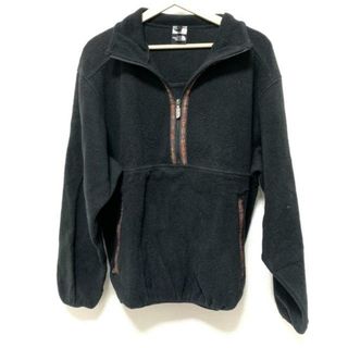 ザノースフェイス(THE NORTH FACE)のTHE NORTH FACE(ノースフェイス) ブルゾン サイズL ユニセックス - 黒×レッド×マルチ 長袖/プルオーバー/秋/冬(ブルゾン)