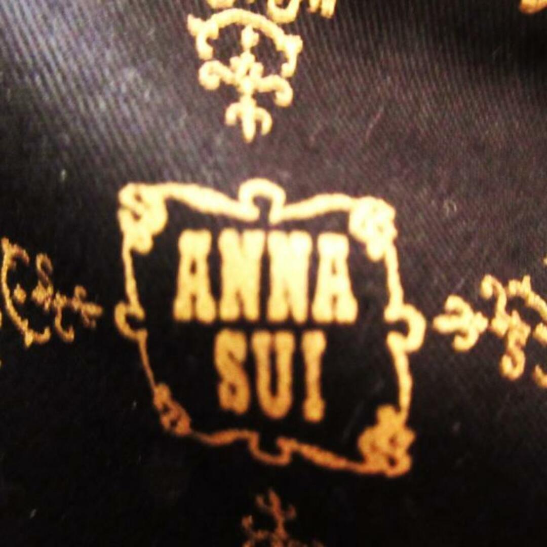 ANNA SUI(アナスイ)のANNA SUI(アナスイ) ショルダーバッグ - 黒×ベージュ ハート PVC(塩化ビニール)×レザー レディースのバッグ(ショルダーバッグ)の商品写真