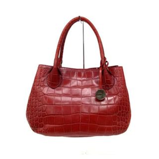 フルラ(Furla)のFURLA(フルラ) トートバッグ - レッド 型押し加工 レザー(トートバッグ)