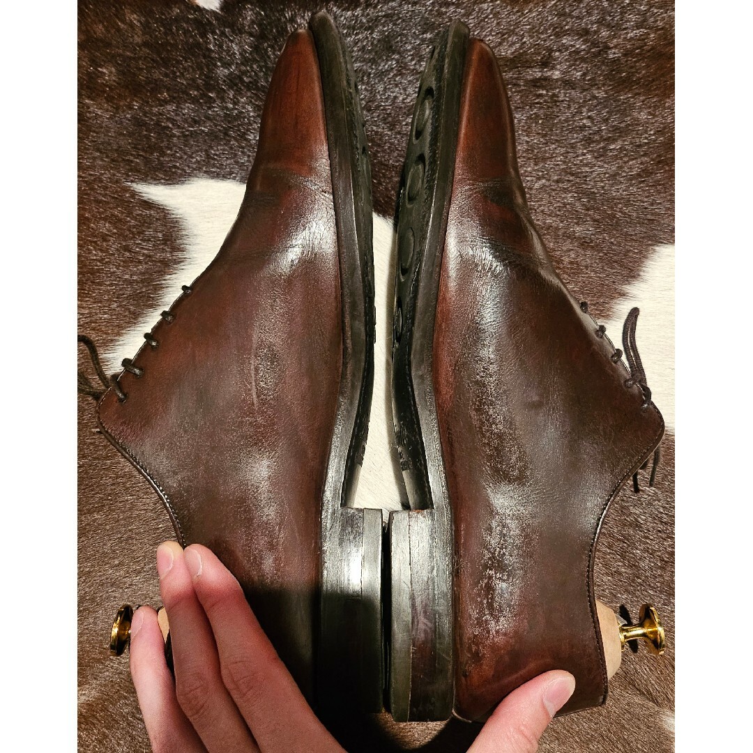 Berwick(バーウィック)のBerwick 1560 ホールカット ドレスシューズ ブラウン　ＵＫ8 メンズの靴/シューズ(ドレス/ビジネス)の商品写真