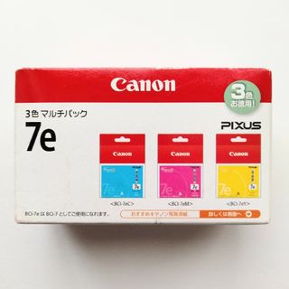 キヤノン(Canon)のキヤノンインクジェットプリンター用純正インクBCL-7e 3色マルチパック(オフィス用品一般)