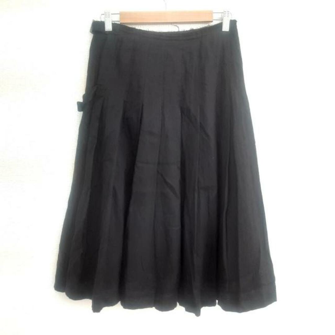 Y's(ワイズ)のY's(ワイズ) ロングスカート サイズ1 S レディース美品  - 黒 レディースのスカート(ロングスカート)の商品写真