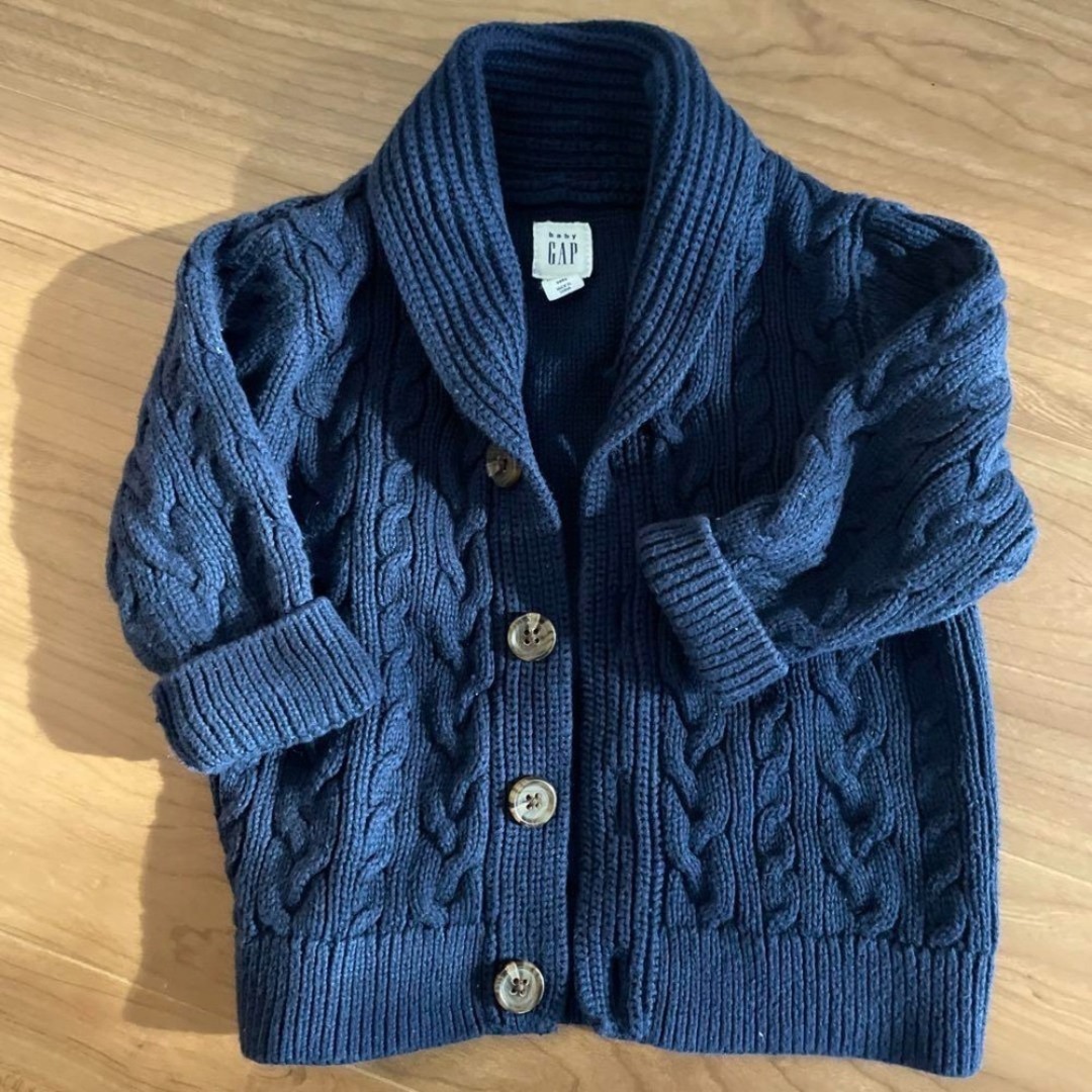 破格 Baby Gap カーディガン 上品 シンプル お出かけ￼ 80cm