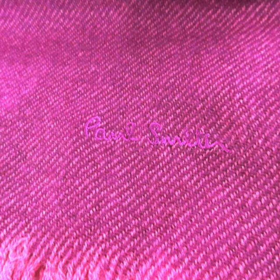 Paul Smith(ポールスミス)のPaulSmith(ポールスミス) ストール(ショール) - ピンク カシミヤ×ウール レディースのファッション小物(マフラー/ショール)の商品写真