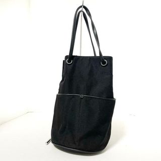 トゥービーシック(TO BE CHIC)のTO BE CHIC(トゥービーシック) トートバッグ - 黒 2way ナイロン×レザー(トートバッグ)