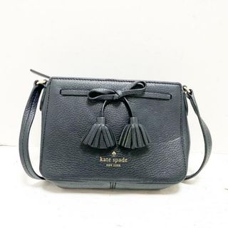 ケイトスペードニューヨーク(kate spade new york)のKate spade(ケイトスペード) ショルダーバッグ - PXRU7594 黒 リボン/タッセル レザー(ショルダーバッグ)