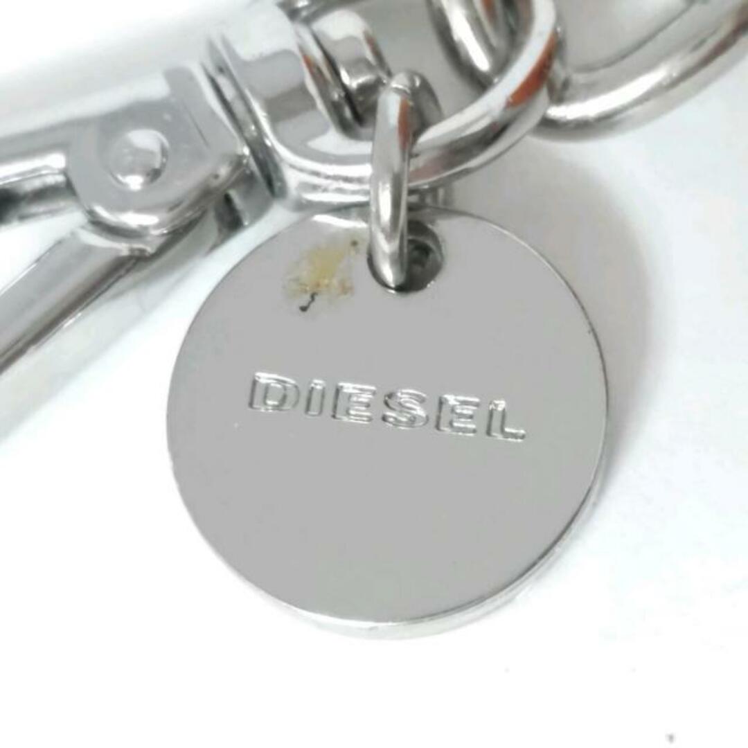 DIESEL(ディーゼル)のDIESEL(ディーゼル) キーホルダー(チャーム) - オレンジ×シルバー 化学繊維×金属素材 レディースのファッション小物(キーホルダー)の商品写真