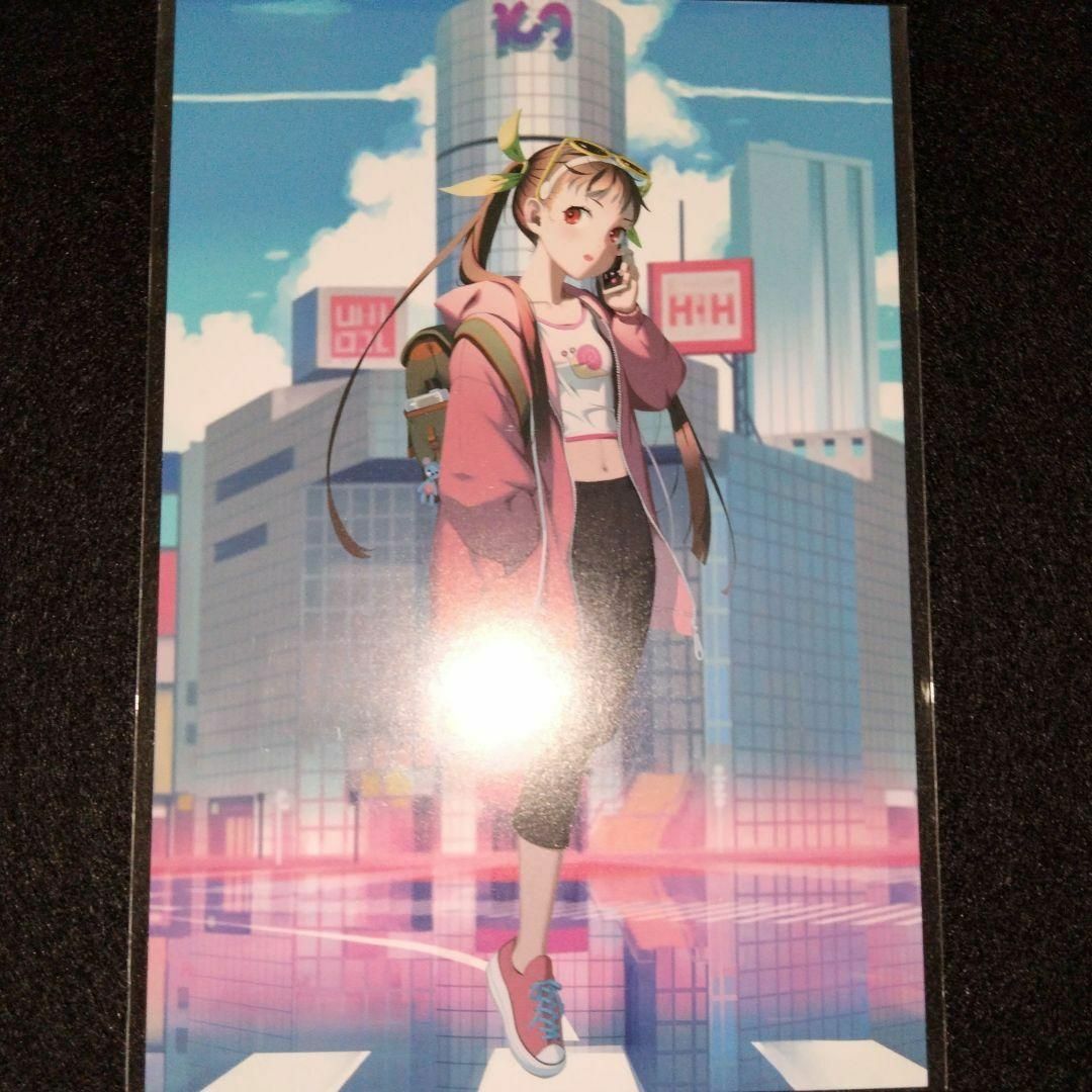 化物語 ポップアップ 八九寺真宵 ポストカード エンタメ/ホビーのおもちゃ/ぬいぐるみ(キャラクターグッズ)の商品写真