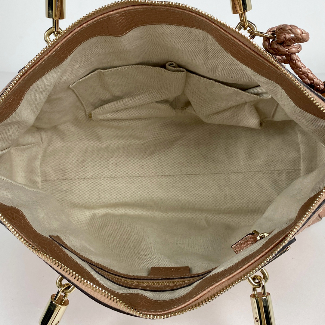 Gucci(グッチ)のグッチ ベラ バンブー ハンドバッグ レディース 【中古】 レディースのバッグ(ハンドバッグ)の商品写真