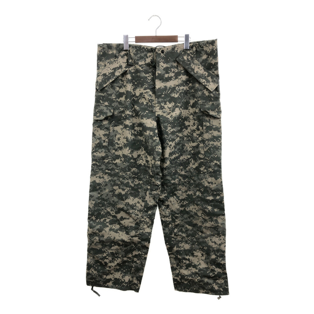 米軍実物 U.S.ARMY ECWCS GEN2 LEVEL6 GORE-TEX ゴアテックス パンツ ボトムス ミリタリー ACUカモ (メンズ L-L) 中古 古着 P8976 メンズのパンツ(その他)の商品写真