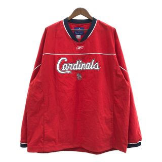 リーボック(Reebok)の新品タグ付き 2000年代～ Reebok リーボック MLB セントルイス・カージナルス プルオーバー プロチーム (メンズ 2XL) 中古 古着 P9016(その他)