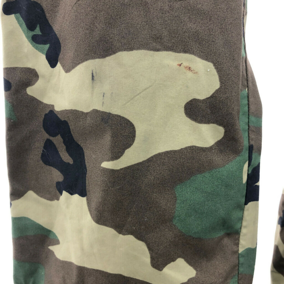 2000年代 米軍実物 U.S.ARMY ECWCS GEN1 GORE-TEX ゴアテックス パンツ 防水 ミリタリー ウッドランドカモ (メンズ M-R) 中古 古着 P9023 メンズのパンツ(その他)の商品写真