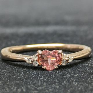 スタージュエリー(STAR JEWELRY)の735 スタージュエリー 色石ダイヤリングK10PGピンクゴールド0.03ct(リング(指輪))