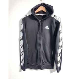 アディダス(adidas)のadidas トラックジャケット　ジャージトップス。フード有り。(ジャージ)