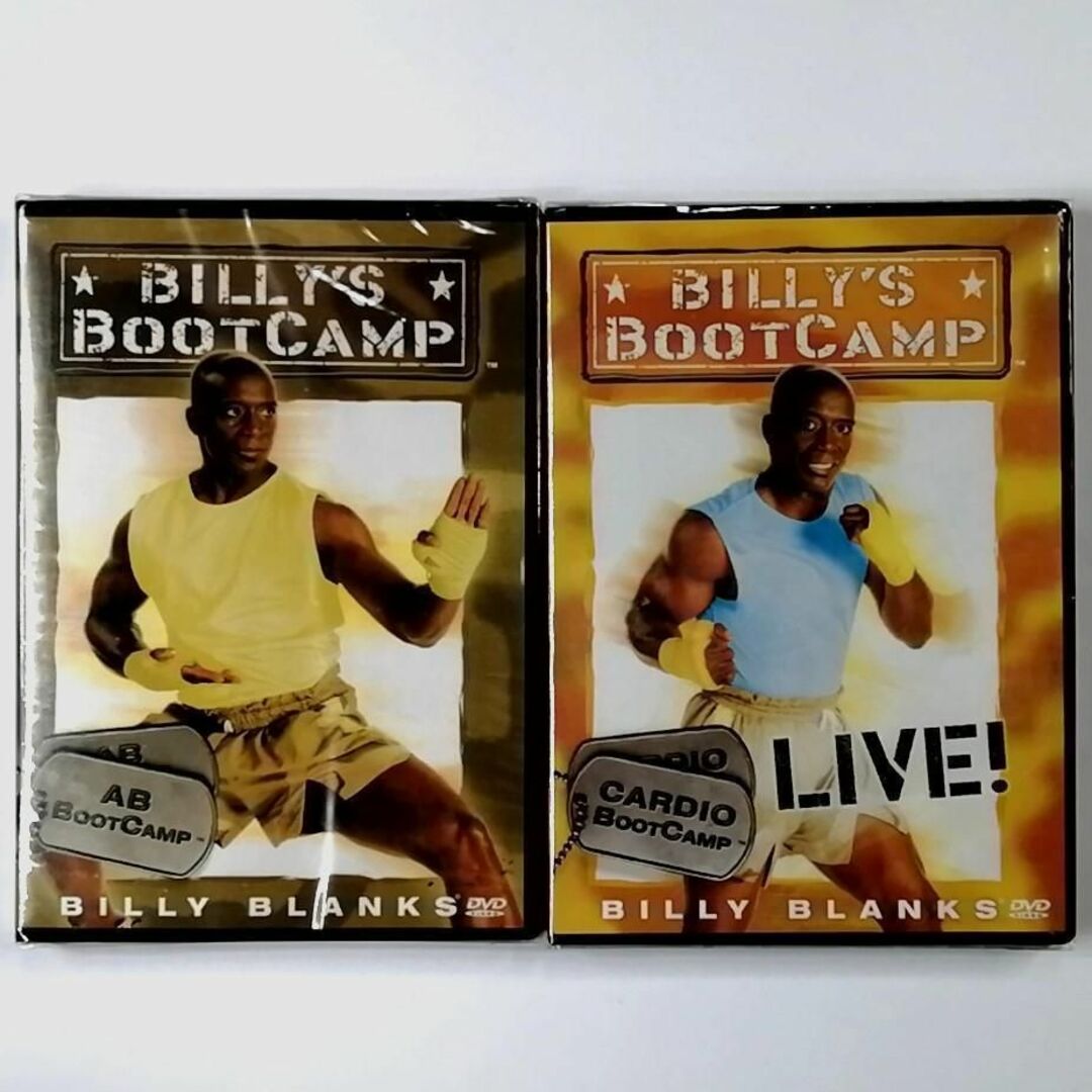 ★未開封★ Billy's Bootcamp AB & Cardio ２枚セット エンタメ/ホビーのDVD/ブルーレイ(スポーツ/フィットネス)の商品写真