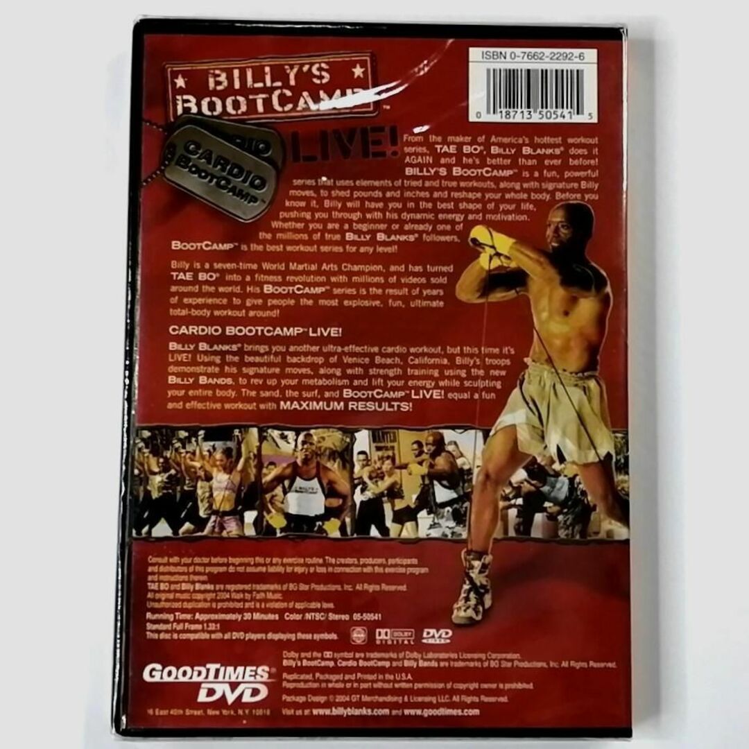 ★未開封★ Billy's Bootcamp AB & Cardio ２枚セット エンタメ/ホビーのDVD/ブルーレイ(スポーツ/フィットネス)の商品写真