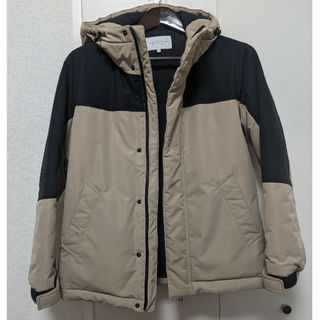 ユナイテッドアローズ(UNITED ARROWS)のUNITED ARROWS バイカラージャケット（ベージュ/ブラック）(ダウンジャケット)