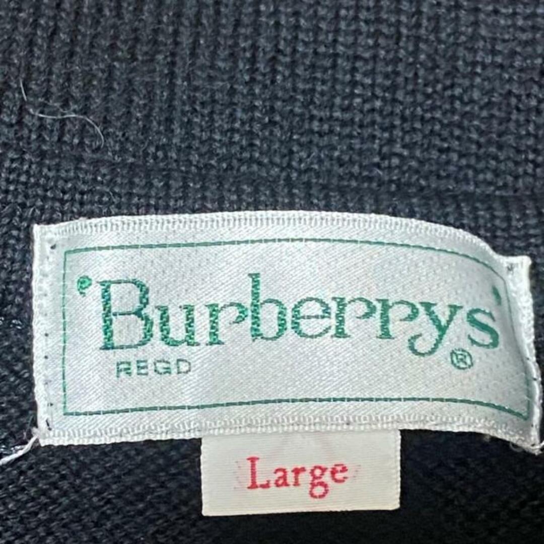 Burberry's(バーバリーズ) ベスト サイズL レディース - 黒×白×レッド チェック柄 レディースのトップス(ベスト/ジレ)の商品写真