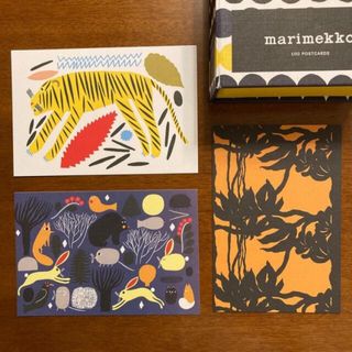 marimekko - マリメッコ　marimekko ポストカード　3枚セット　北欧雑貨　アート　