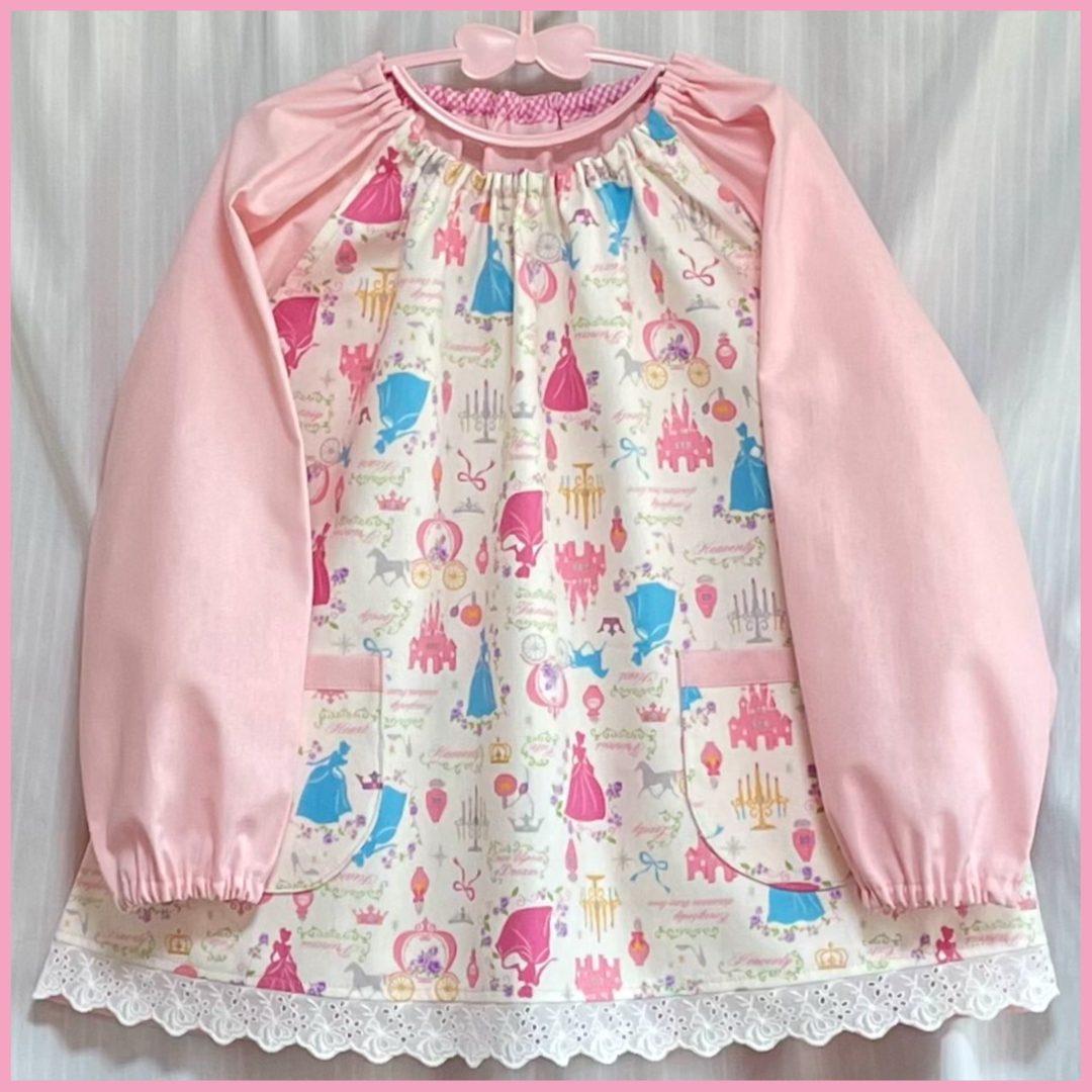 スモック　シンデレラ　110cm キッズ/ベビー/マタニティのキッズ服女の子用(90cm~)(その他)の商品写真