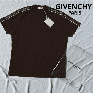 ジバンシィ(GIVENCHY)の新品GIVENCHY サイドバンド　肩ロゴテープ　Tシャツ(Tシャツ/カットソー(半袖/袖なし))