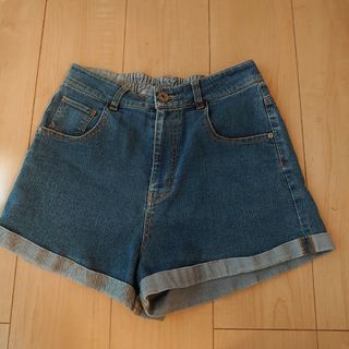 ラブトキシック(lovetoxic)のラブトキシック　デニムショートパンツ　Ｌ(パンツ/スパッツ)